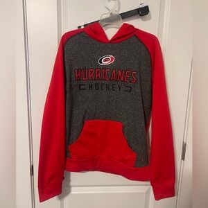 Red and Gray Carolina Hurricanes Hockey Hoodie